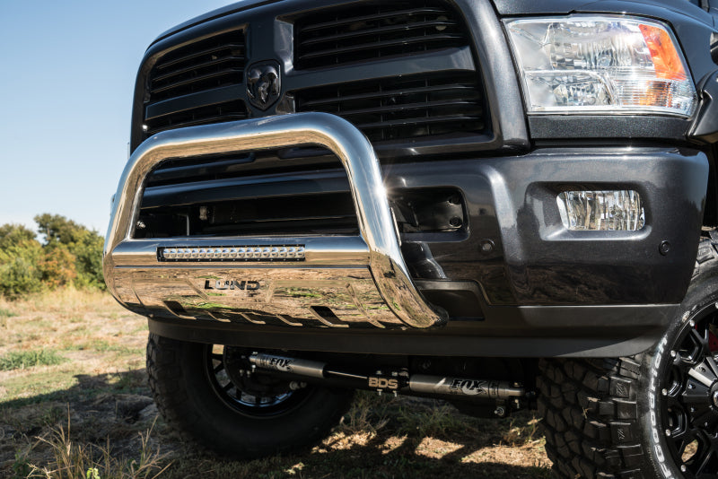 
                      
                        Lund 10-17 Dodge Ram 2500 Bull Bar w/Light & Wiring - Polished
                      
                    