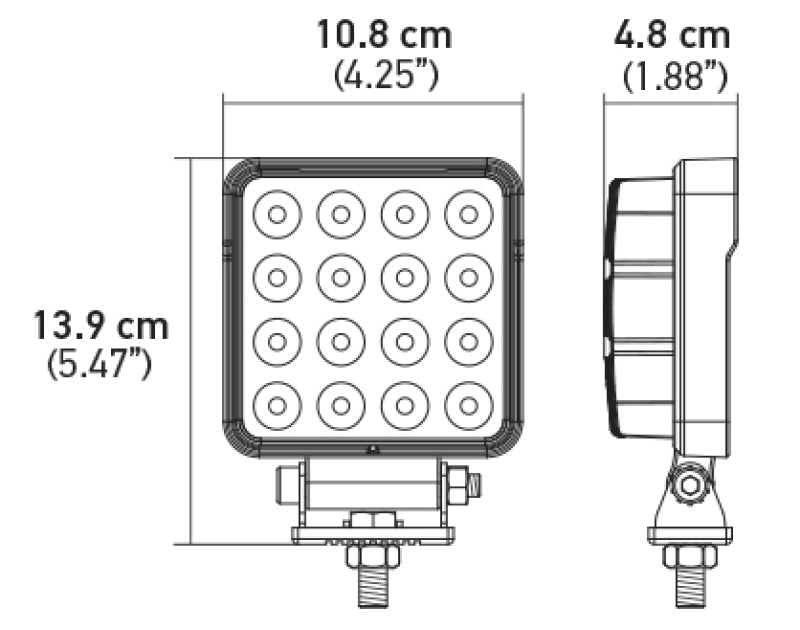 
                      
                        Hella ValueFit LED Work Lamps 4SQ 2.0 LED MV CR BP
                      
                    