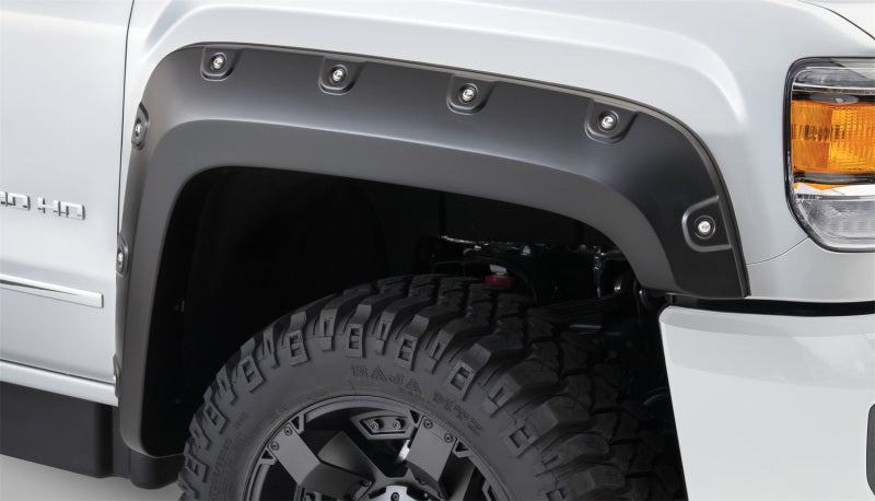 
                      
                        Bushwacker 15-18 GMC Sierra 2500 HD Boss Pocket Style Flares 4pc 78.8/97.6in Bed - Black
                      
                    