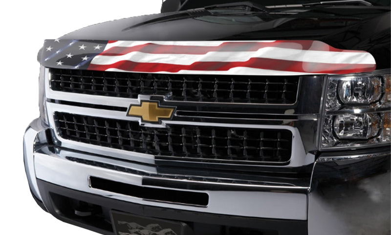 Stampede 2007-2010 Chevy Silverado 2500 HD Vigilante Premium Hood Protector - Flag