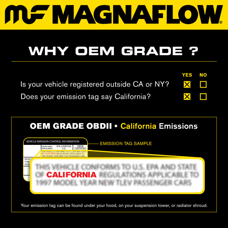 
                      
                        MagnaFlow Conv Univ 2.25in Inlet/Outlet Center/Center Round 3in Body L x 5in W x 8.75in Overall L
                      
                    