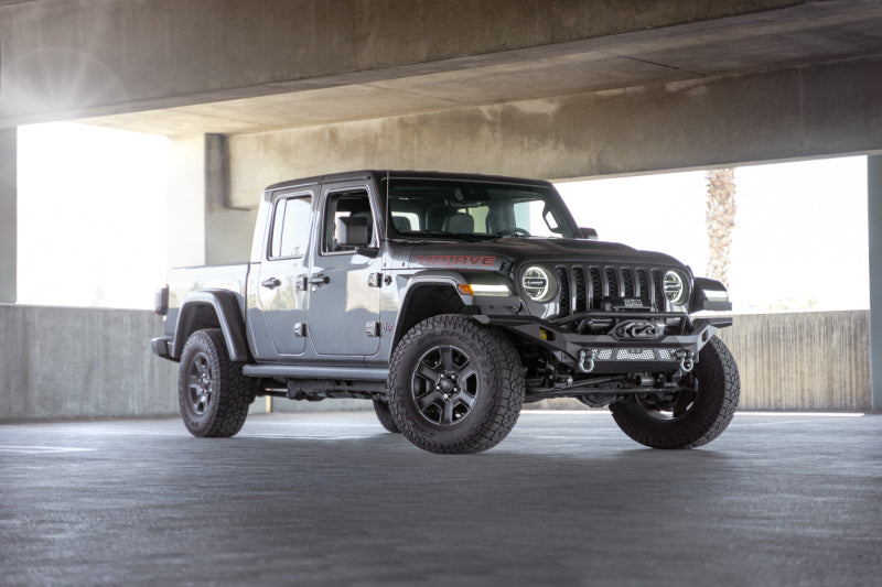 
                      
                        DV8 Offroad 07-18 Jeep Wrangler JK / 18-23 Wrangler JL / 20-23 Gladiator JT MTO Series Front Bumper
                      
                    