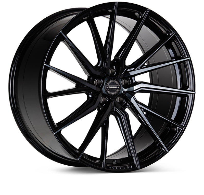 Vossen HF-4T 20x10.5 / 5x114.3 / ET45 / Deep Face / 73.1 - Tinted Gloss Black - Right Wheel