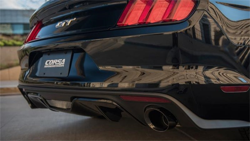 
                      
                        Corsa 2015-2017 Ford Mustang GT Convertible 5.0L V8 Black Xtreme Dual Rear Exit Exhaust
                      
                    