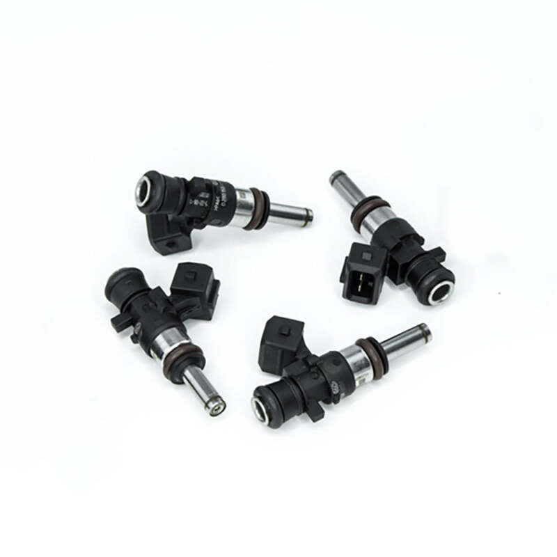 Deatschwerks Bosch EV14 Universal 40mm Compact Matched Set of 4 Injectors 1250cc (Extended Nozzle)