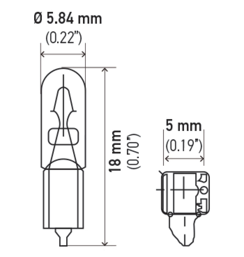 
                      
                        Hella Bulb 37 12V 1.3W W2X4.6d T1.75 (Min. Order QTY 10)
                      
                    