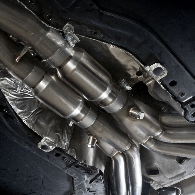 
                      
                        Stainless Works 2014-18 Corvette 6.2L Headers 2in Primaries w/ High-Flow Cats X-Pipe
                      
                    