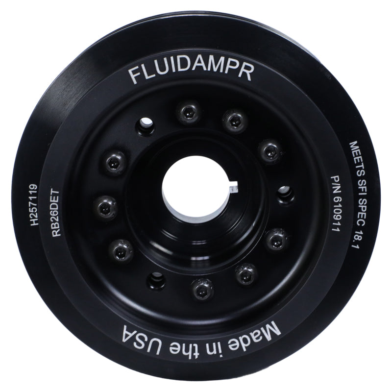 
                      
                        Fluidampr Nissan RB26DET Phase-2 BCNR33 GT-R / BNR-34 GT-R Steel Internally Balanced Damper
                      
                    