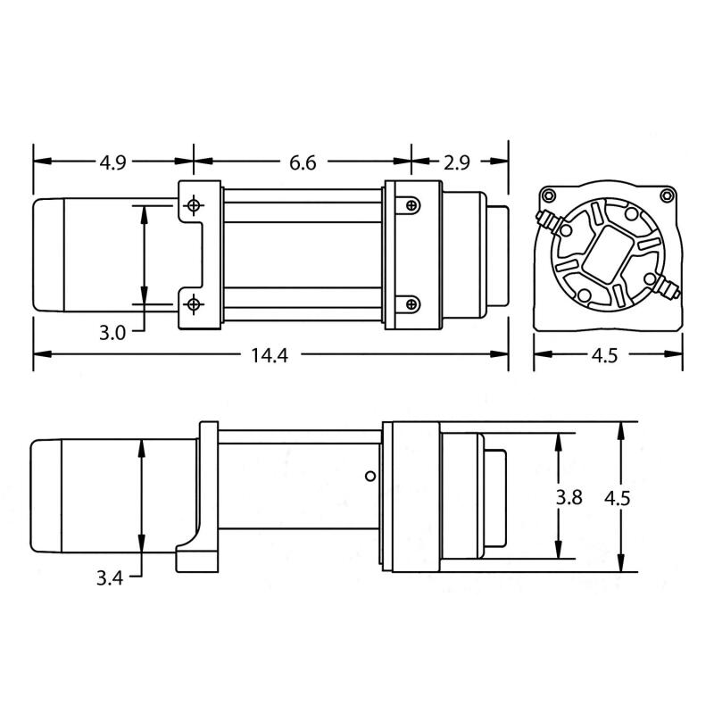 
                      
                        Superwinch 4500 LBS 12V DC 15/64in x 50ft Steel Rope Terra 4500 Winch - Gray Wrinkle
                      
                    