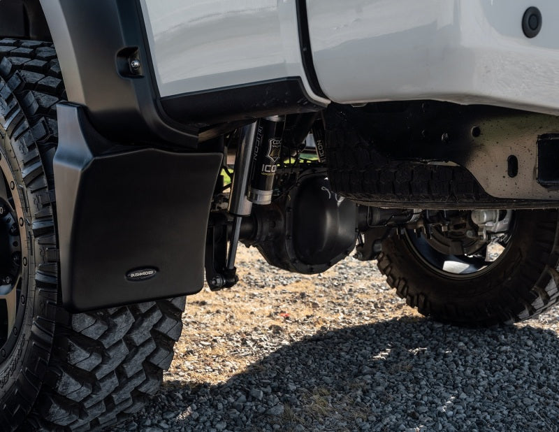 
                      
                        Bushwacker 14-18 Chevrolet Silverado 1500 Trail Armor Rear Mud Flaps (Fits Pocket Style Flares)
                      
                    