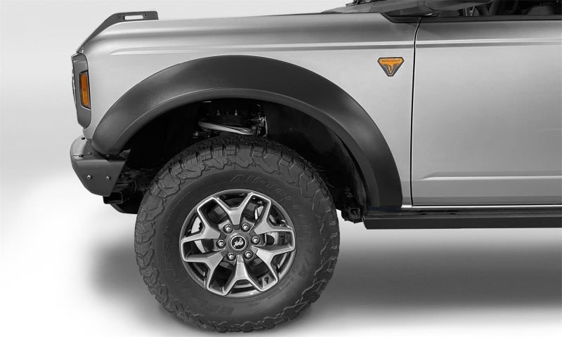 
                      
                        Bushwacker 2021+ Ford Bronco 4-Door Extend-A-Flares 4pc - Black
                      
                    