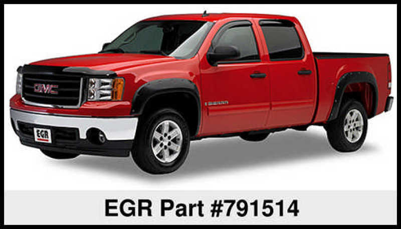 
                      
                        EGR 07-13 GMC Sierra LD 6/8ft Bed Bolt-On Look Fender Flares - Set
                      
                    