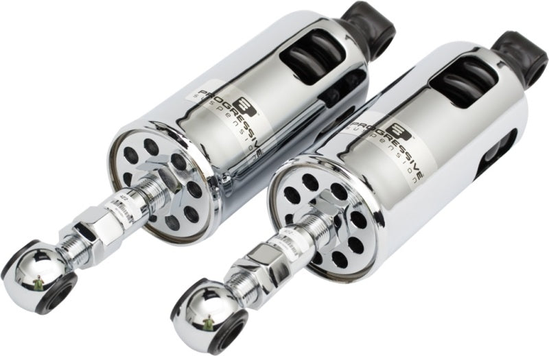 Progressive 89-99 Harley Softail 422 Series Shocks  - Chrome