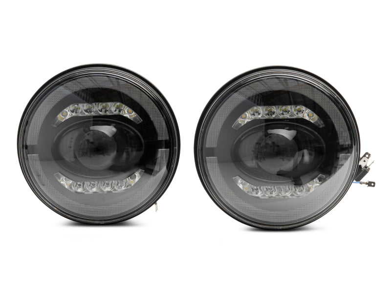 
                      
                        Raxiom 07-18 Jeep Wrangler JK Axial Series LED Headlights- Black Housing (Clear Lens)
                      
                    