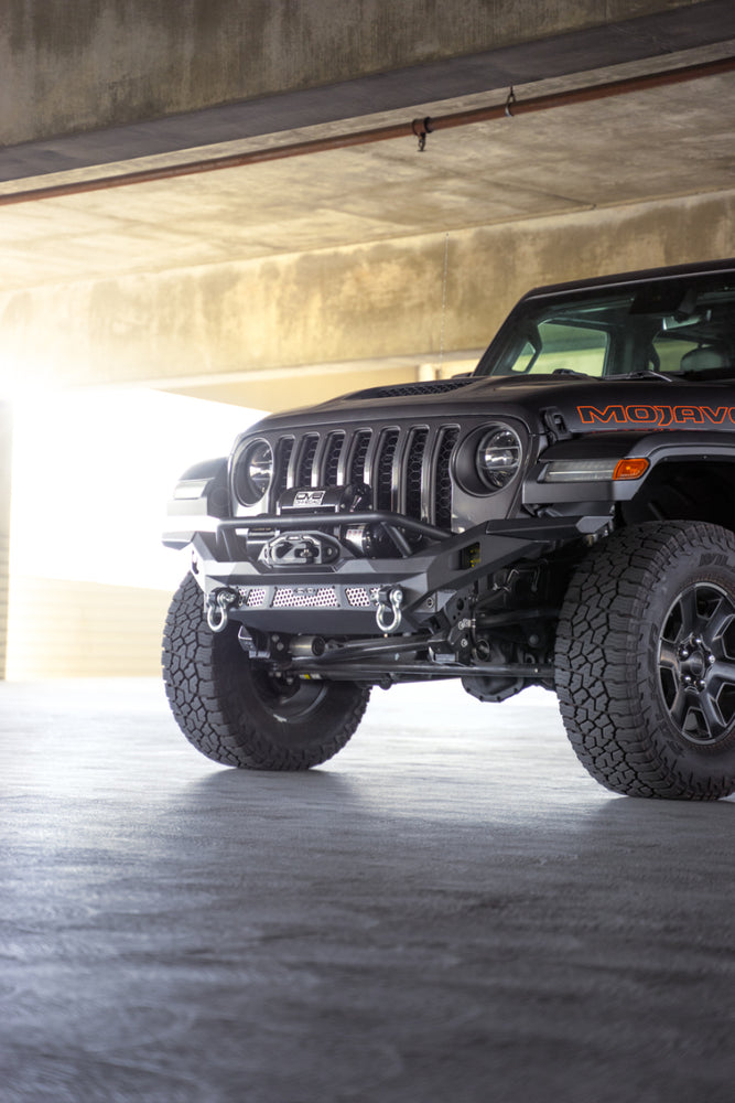 
                      
                        DV8 Offroad 07-18 Jeep Wrangler JK / 18-23 Wrangler JL / 20-23 Gladiator JT MTO Series Front Bumper
                      
                    