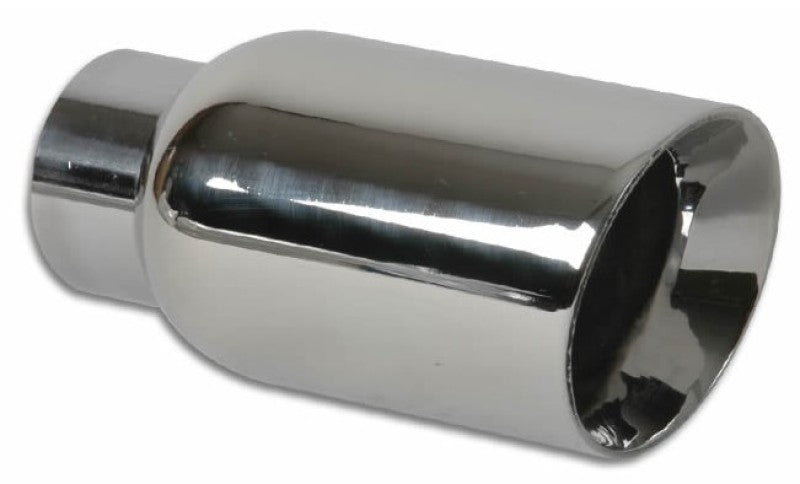 
                      
                        Vibrant 4in OD Round SS Exhaust Tip (Double Wall Angle Cut Beveled Outlet) 3in. ID Inlet
                      
                    