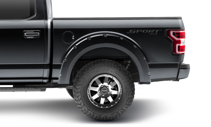 
                      
                        Bushwacker 18-19 Ford F-150 Pocket Style Flares 4 pc - Shadow Black
                      
                    