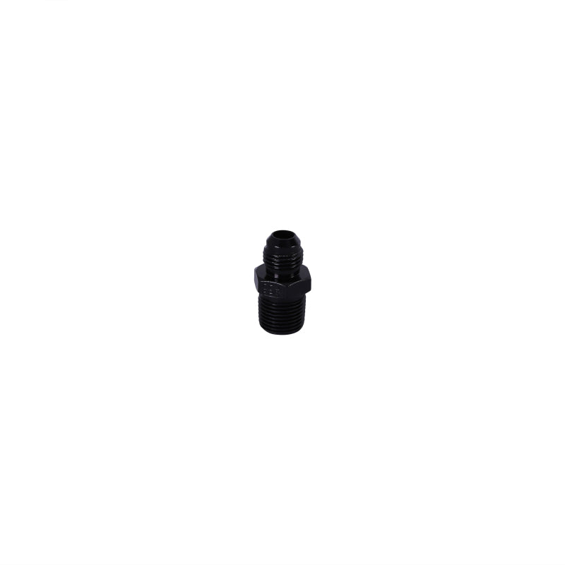 
                      
                        Aeromotive 3/8in NPT / AN-06 Male Flare Adapter fitting
                      
                    