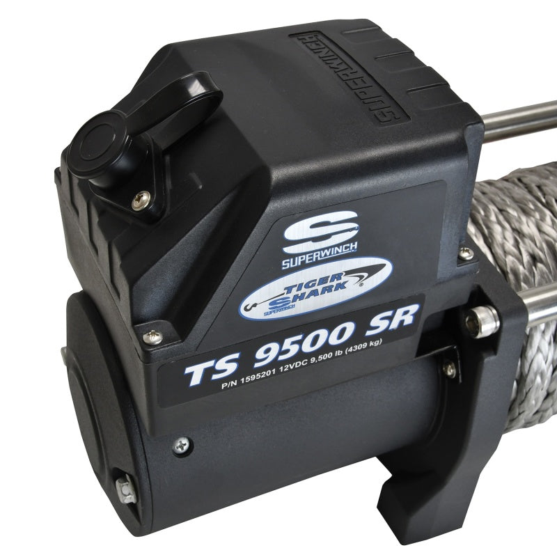 
                      
                        Superwinch 9500 LBS 12V DC 3/8in x 80ft Synthetic Rope Tiger Shark 9500 Winch
                      
                    