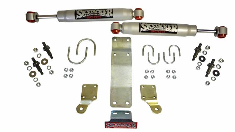 Skyjacker 2007-2017 Jeep Wrangler (JK/JKU) (Use w/ JK717TR) Dual Steering Damper Kit w/ 9000 Series