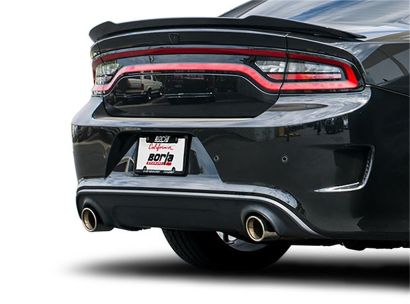 
                      
                        Borla 15-16 Dodge Charger Hellcat 6.2L V8 ATAK Catback Exhaust w/ Valves No Tips Factory Valance
                      
                    