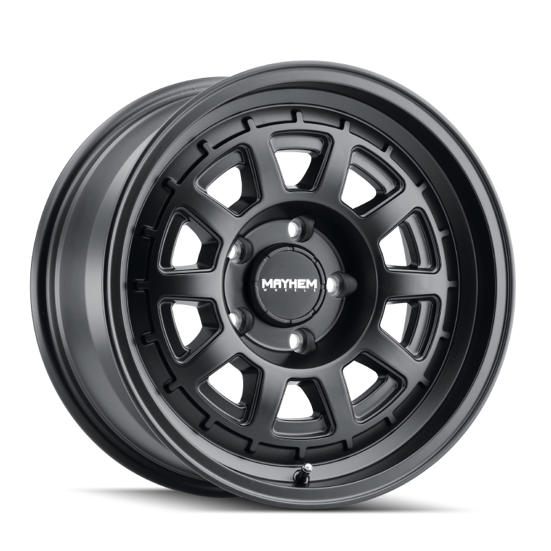 Mayhem 8303 Voyager 15x7 / 5x100 BP / 15mm Offset / 56.1mm Hub Matte Black Wheel