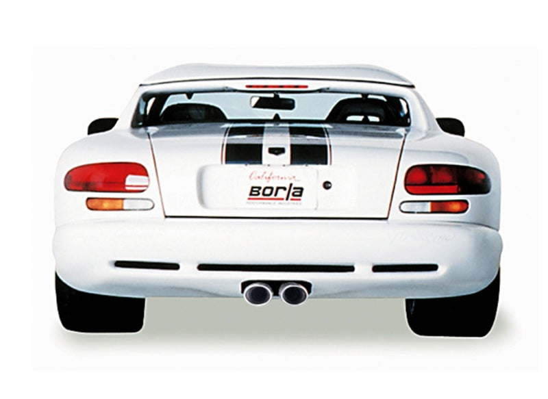 
                      
                        Borla 96-02 Viper GTS/R/T-10 Coupe/Convertible 2dr w/ 2.5in Inlets SS Catback Exhaust System
                      
                    