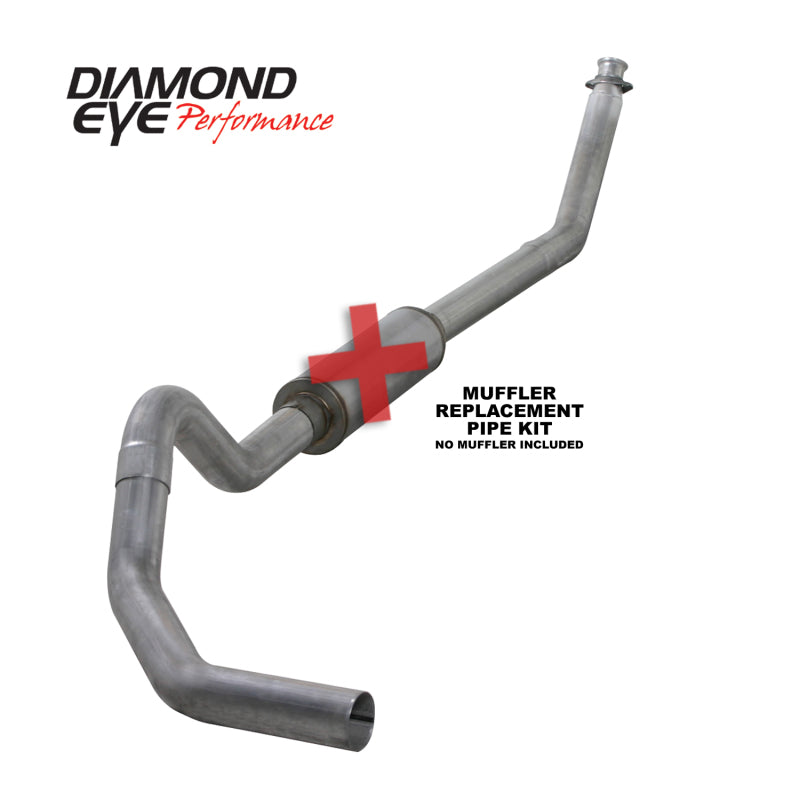 
                      
                        Diamond Eye KIT 4in TB MFLR RPLCMENT PIPE SGL AL: 98.5 - 02 DODGE CUMMINS 5.9L
                      
                    