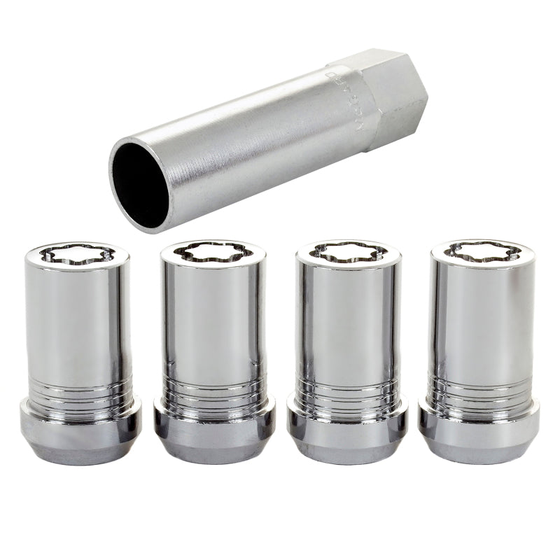 
                      
                        McGard Wheel Lock Nut Set - 4pk. (Tuner / Cone Seat) M14X1.5 / 22mm Hex / 1.648in. Length - Chrome
                      
                    