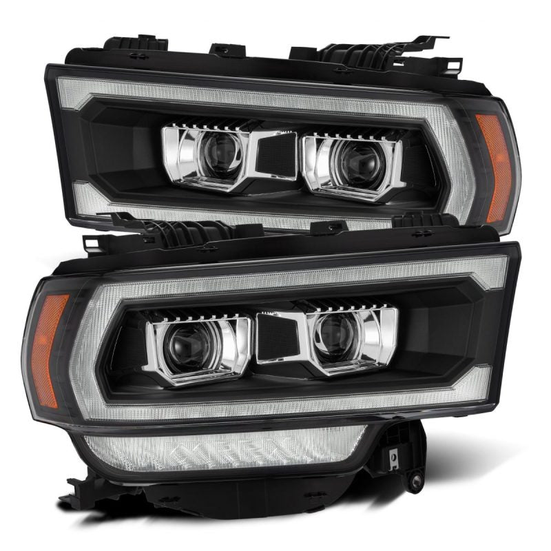 
                      
                        AlphaRex 19-21 Ram 2500 LUXX LED Proj Headlights Plank Style Black w/Activ Light/Seq Signal/DRL
                      
                    