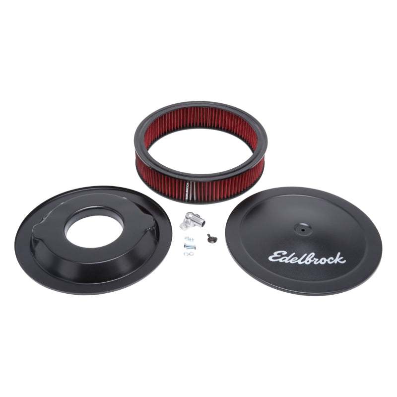 
                      
                        Edelbrock Air Cleaner Pro-Flo Series Round 14 In Diameter Cloth Element 3/8Indropped Base Black
                      
                    