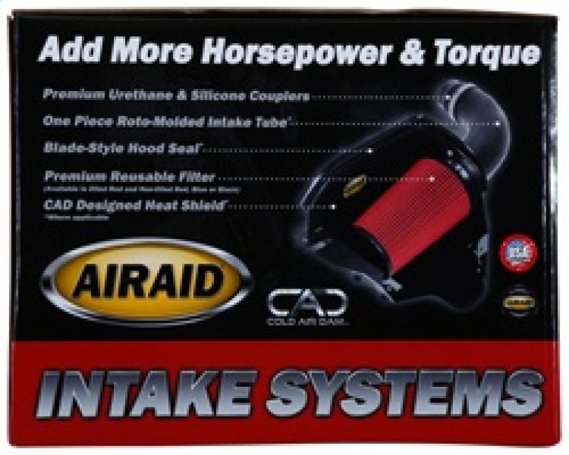 
                      
                        Airaid 05-11 Dodge Dakota/06-09 Mitsu Raider 3.7/4.7L CAD Intake System w/o Tube (Oiled / Red Media)
                      
                    