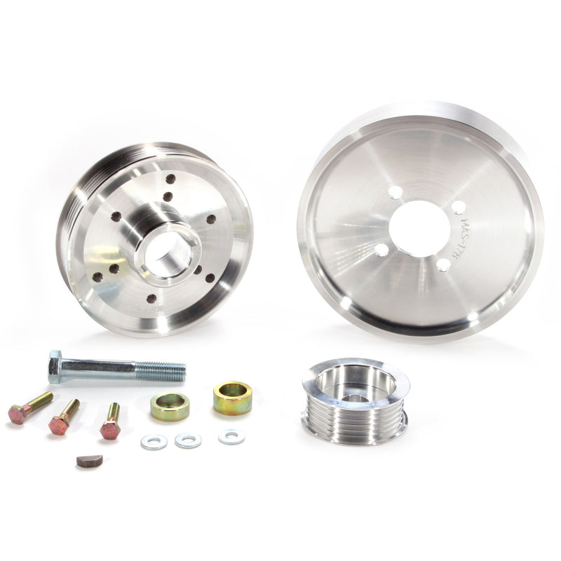 
                      
                        BBK 02-04 Mustang 4.6 GT Underdrive Pulley Kit - Lightweight CNC Billet Aluminum (3pc)
                      
                    