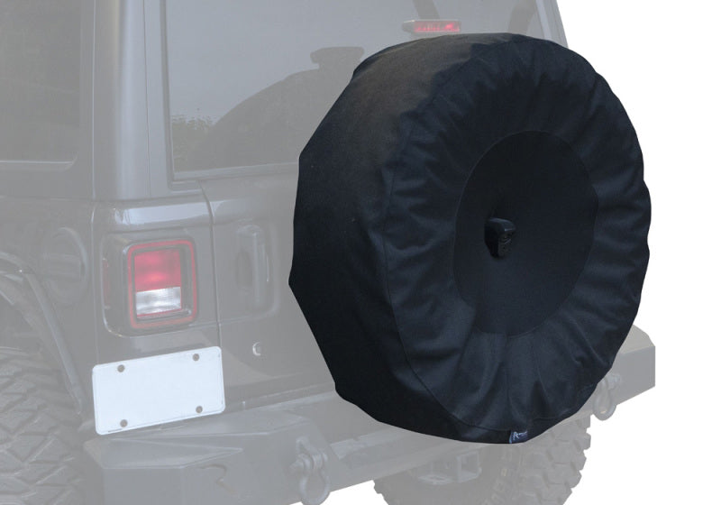 Rampage 2018-2019 Jeep Wrangler(JL) Sport 2-Door Tire Cover w/Camera Slot 30in-32in - Black