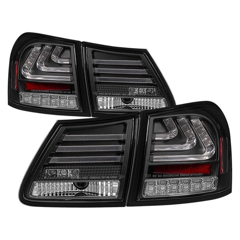 Spyder 07-11 Lexus GS 350 LED Tail Lights Black ALT-YD-LGS06-LED-BK