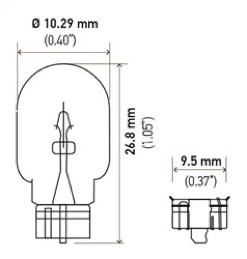 
                      
                        Hella Universal Clear T3.25 Incandescent 12V 3W Bulb (MOQ 10)
                      
                    