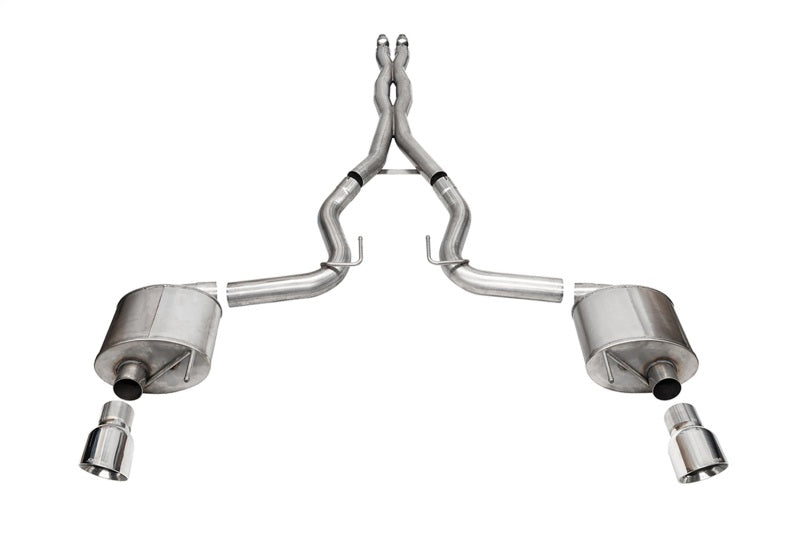 
                      
                        Corsa 2024 Ford MustangGT Sport Cat-Back Exhaust System 3.0in Dual Rear Exit w/4.5in Pro Series Tips
                      
                    