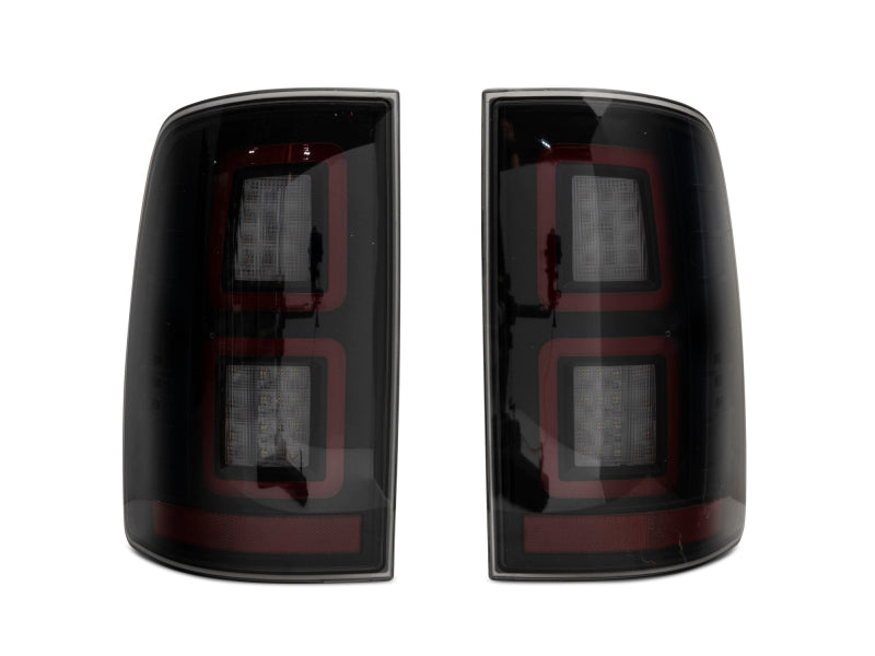 
                      
                        Raxiom 09-18 Dodge RAM 1500 LED Tail Lights- Black Housing (Smoked Lens)
                      
                    