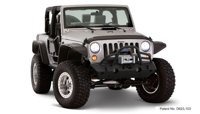 
                      
                        Bushwacker 07-18 Jeep Wrangler Flat Style Flares 4pc Fits 2-Door Sport Utility Only - Black
                      
                    