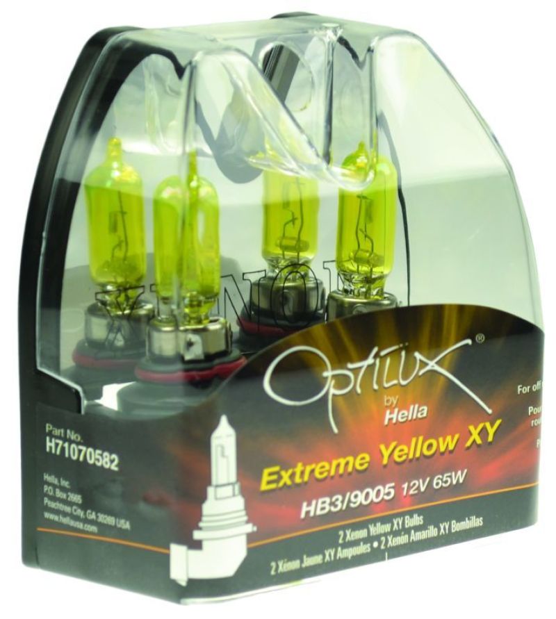 
                      
                        Hella Optilux HB3 9005 12V/65W XY Xenon Yellow Bulb
                      
                    