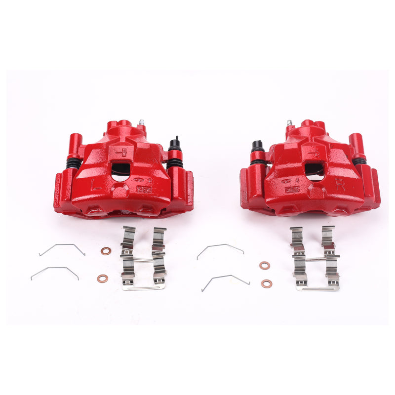 Power Stop 03-05 Mazda 6 Front Red Calipers w/Brackets - Pair