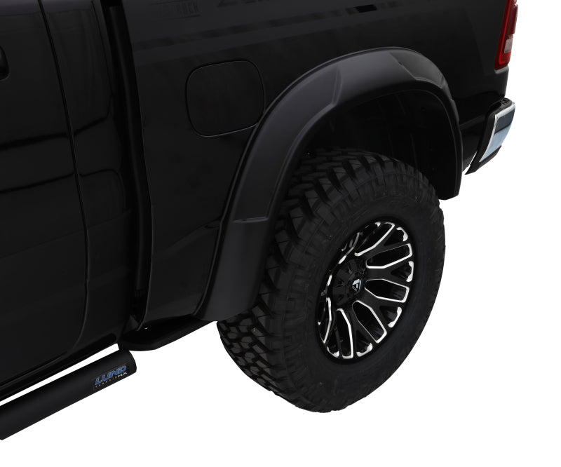 
                      
                        Bushwacker 19-22 Ram 1500 (Excl. Rebel/TRX) 76.3 & 67.4in Bed DRT Style Flares 4pc  - Blk / Smooth
                      
                    