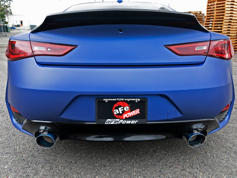 
                      
                        aFe POWER Takeda 2.5in 304 SS Axle-Back Exhaust w/ Blue Flame Tips 17-19 Infiniti Q60 V6-3.0L (tt)
                      
                    