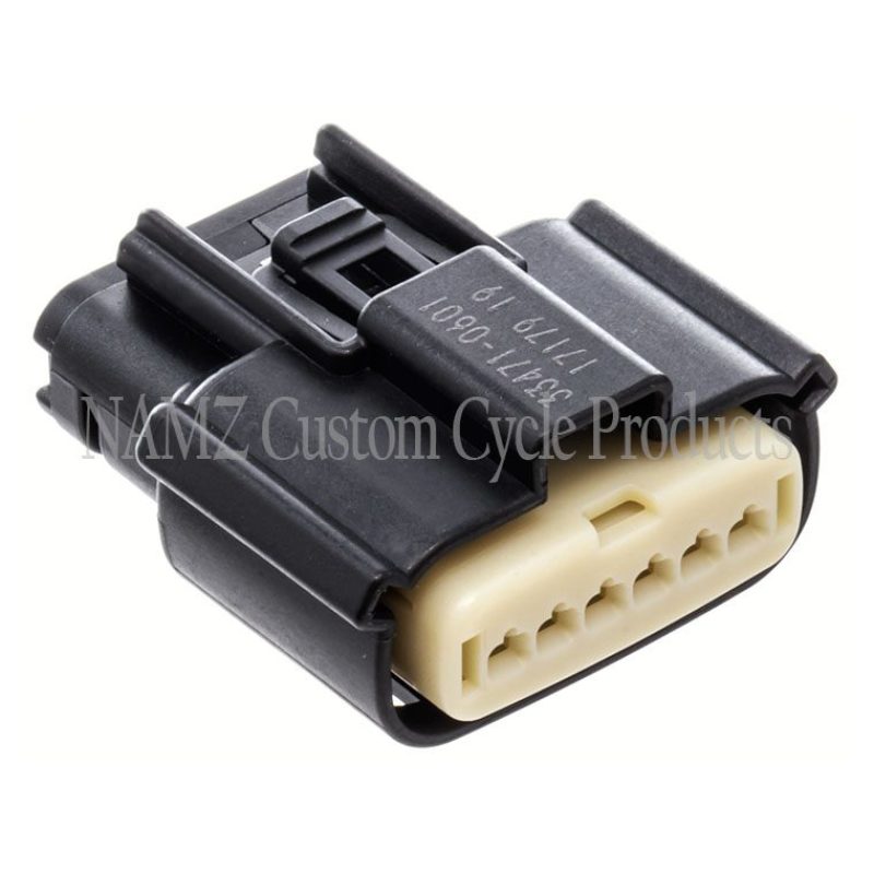 NAMZ 08-23 Molex MX-150 6-Position Female Connector Throttle Control Actuator - Blk (HD 72483-08BK)