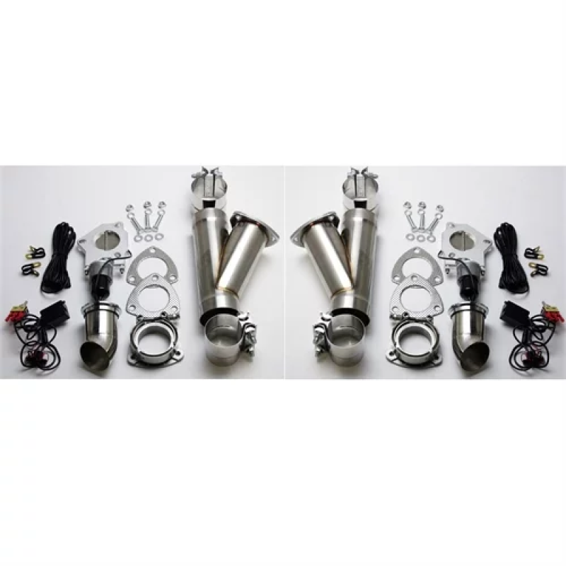 
                      
                        Granatelli 3.0in Stainless Steel Electronic Dual Exhaust Cutout w/Slip Fit & Band Clamp
                      
                    