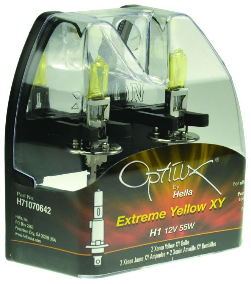 
                      
                        Hella Optilux H1 12V/55W XY Yellow Bulb
                      
                    