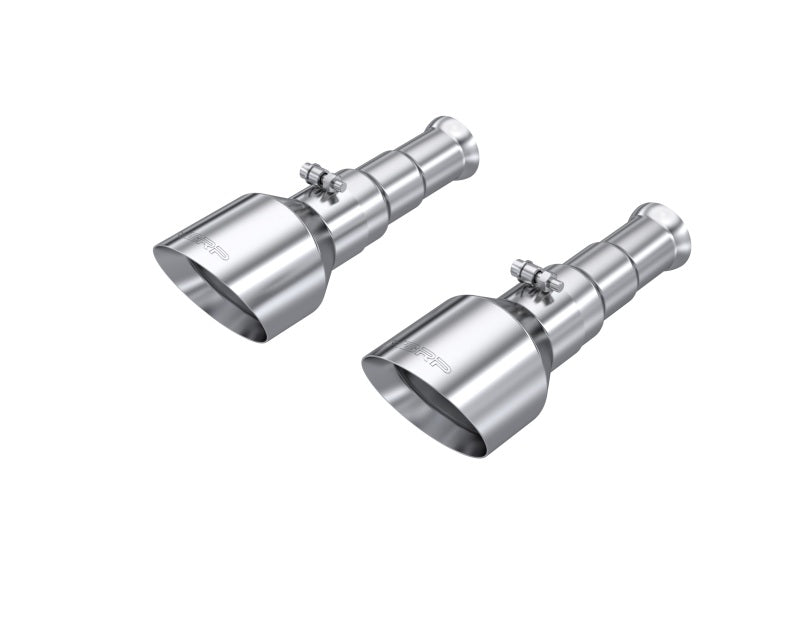 
                      
                        MBRP 19-24 Ram 1500 Classic 5.7L Hemi 5in OD Dual Wall Angle Cut T304 SS CB Exhaust Tips - Pair
                      
                    