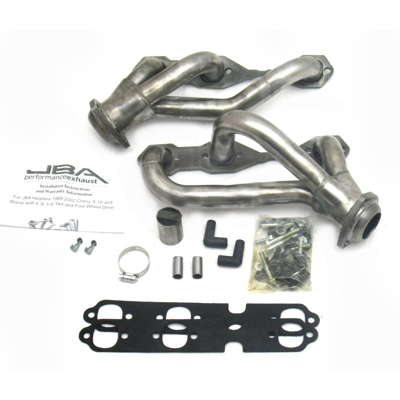 
                      
                        JBA 88-95 & 02-03 GM S-Truck 4.3L V6 4WD 1-1/2in Primary Raw 409SS Cat4Ward Header
                      
                    