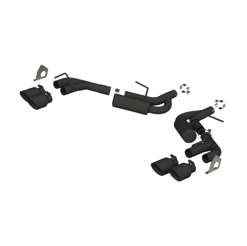 
                      
                        MBRP 16-19 Chevrolet Camaro V6 2.5in BLK NPP Dual Axle Back Exhaust w/ 4in Quad Dual Wall Tips
                      
                    