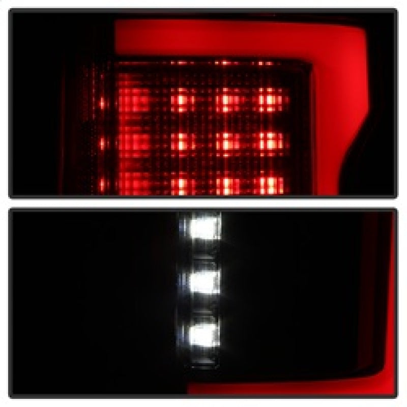 
                      
                        Spyder 15-17 Ford F-150 LED Tail Lights (w/Blind Spot) - Black Smoke (ALT-YD-FF15015BS-LBLED-BSM)
                      
                    